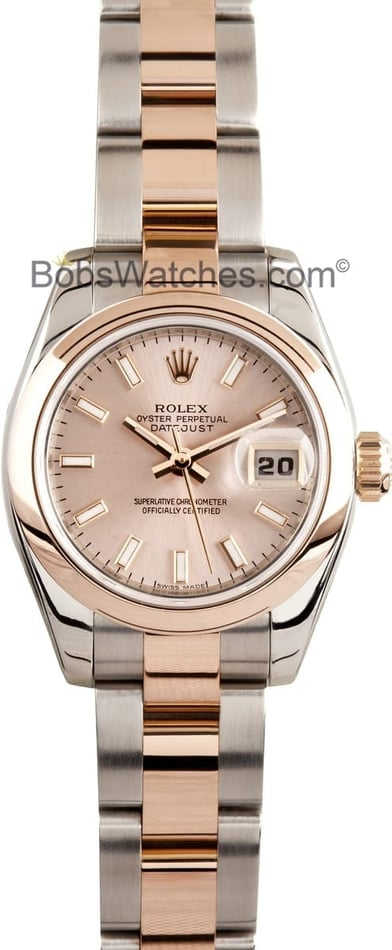 Ladies Rose Gold Datejust 179161
