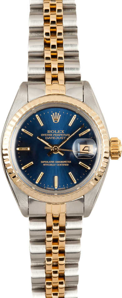 Lady Rolex Datejust Blue Dial 6917