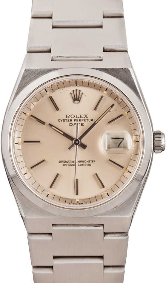 Vintage Rolex Date 1530 Silver