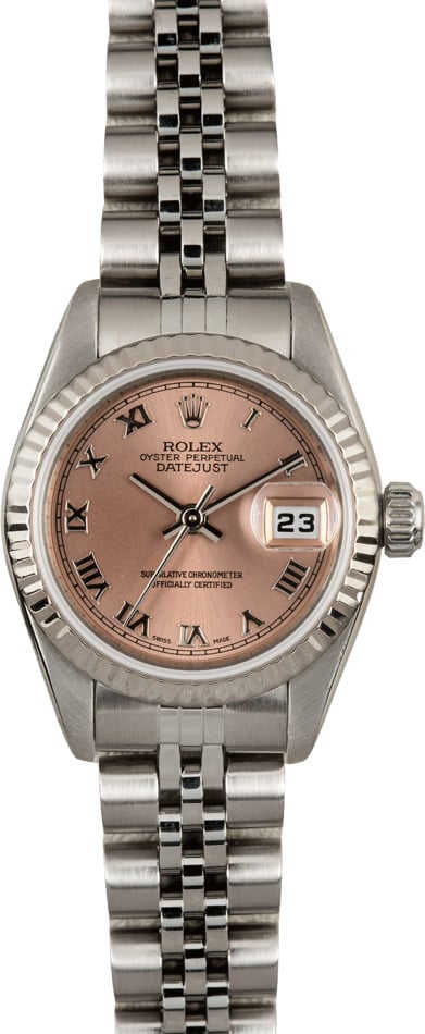 Ladies Rolex Datejust 79174 Salmon