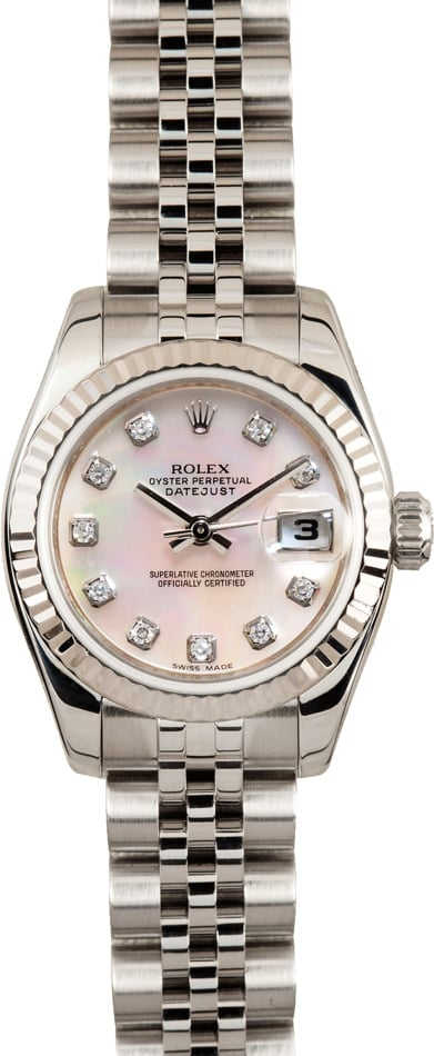 Rolex Datejust MOP Diamond Dial 179174