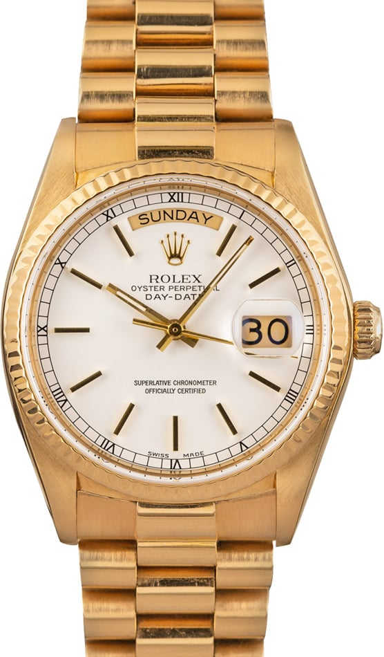Rolex President Day-Date 18038 Yellow Gold