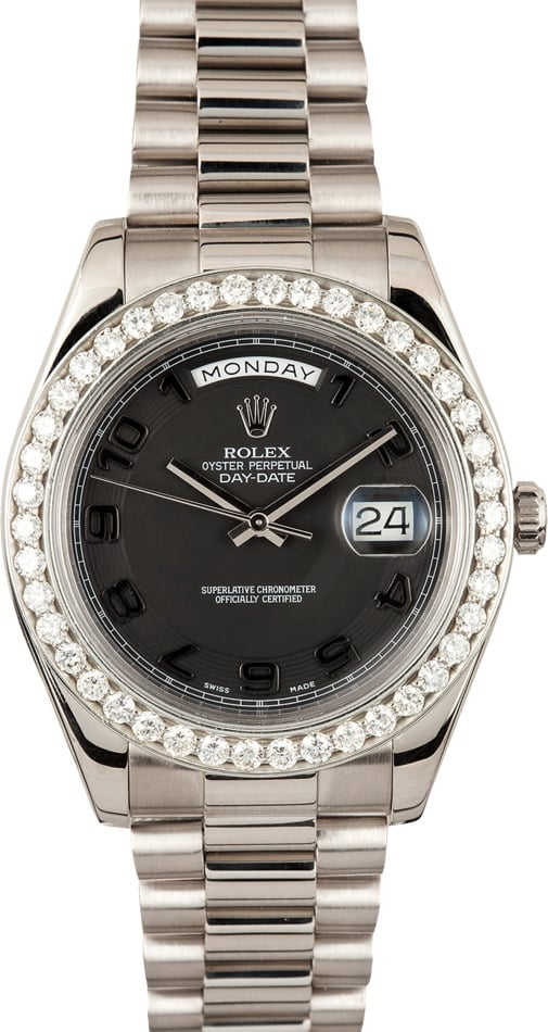 楽天市場】ロレックス ROLEX デイデイトII ウェーブ 218348
