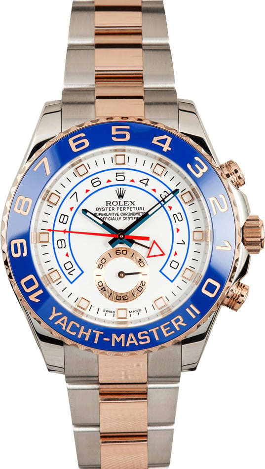 Rolex Rose Gold Yachtmaster II Save on 100 Authentic Rolex at Bobs