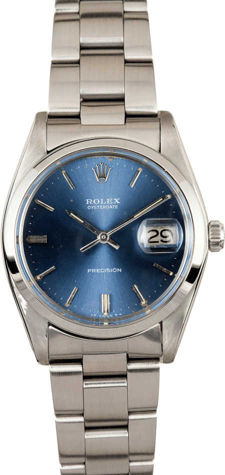 Buy Used Rolex Oysterdate 6694 | Bob's Watches - Sku: 108650