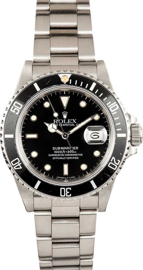 Black Rolex Submariner 16800