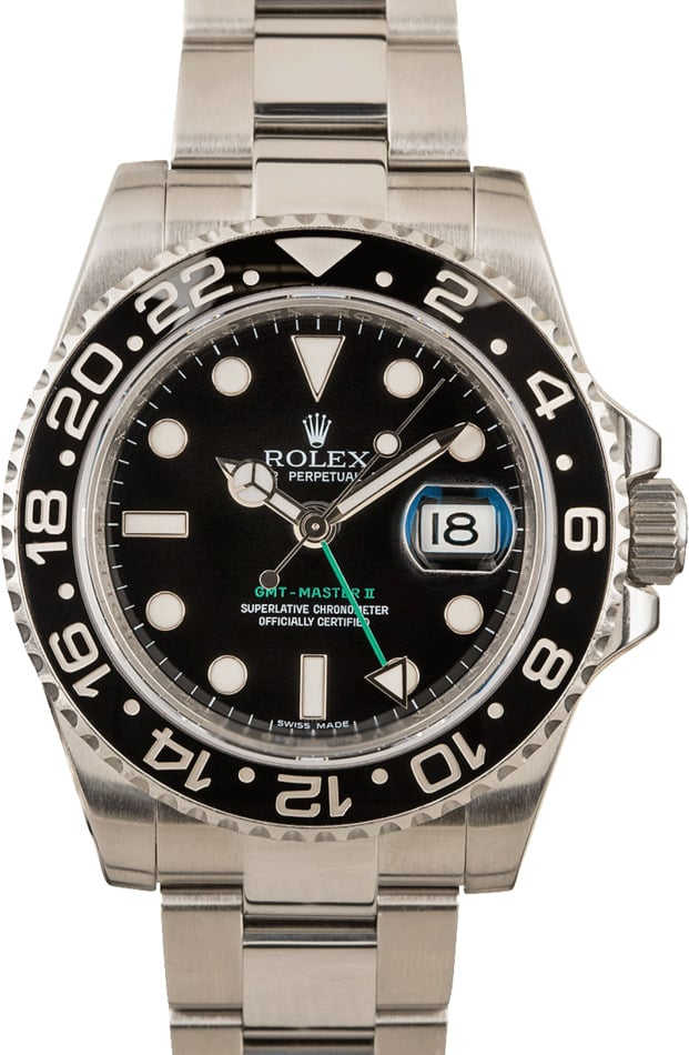 Buy Used Rolex GMT-Master II 116710 Bob's Watches Sku: 144580 x