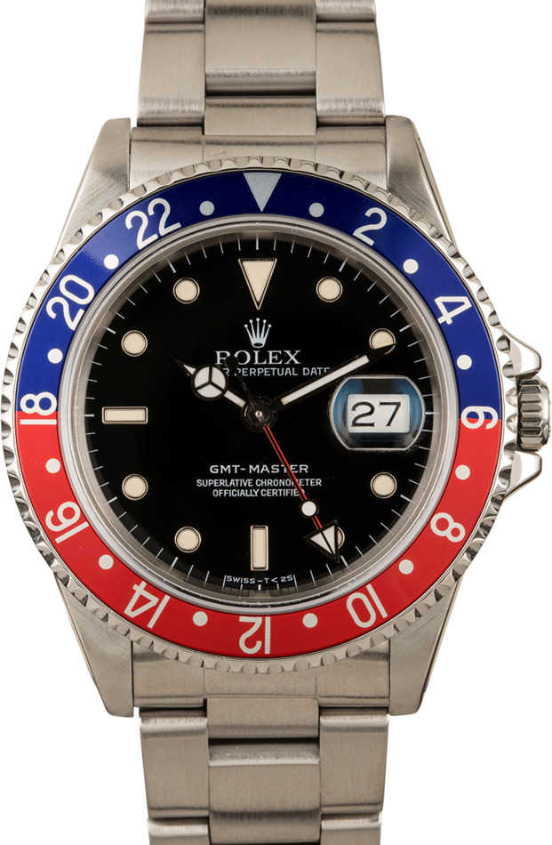 Rolex GMT-Master 16700 Pepsi Bezel 100% Authentic