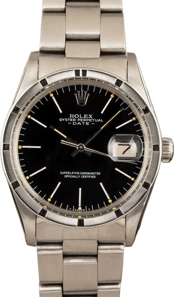 Pre-Owned Rolex Date 1501 Steel Oyster 1