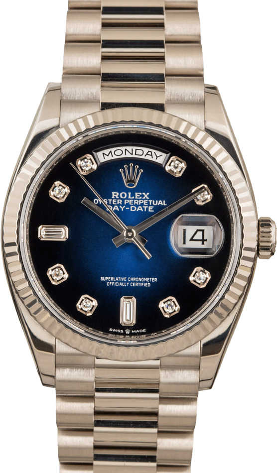 Rolex President 228348 Diamond Dial & Bezel