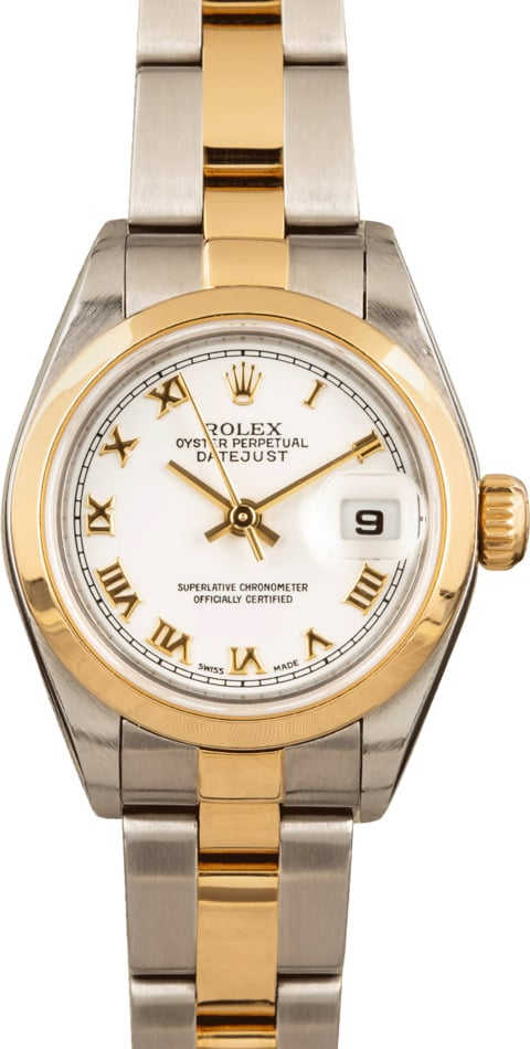 Rolex Lady-Datejust 79163 White Roman