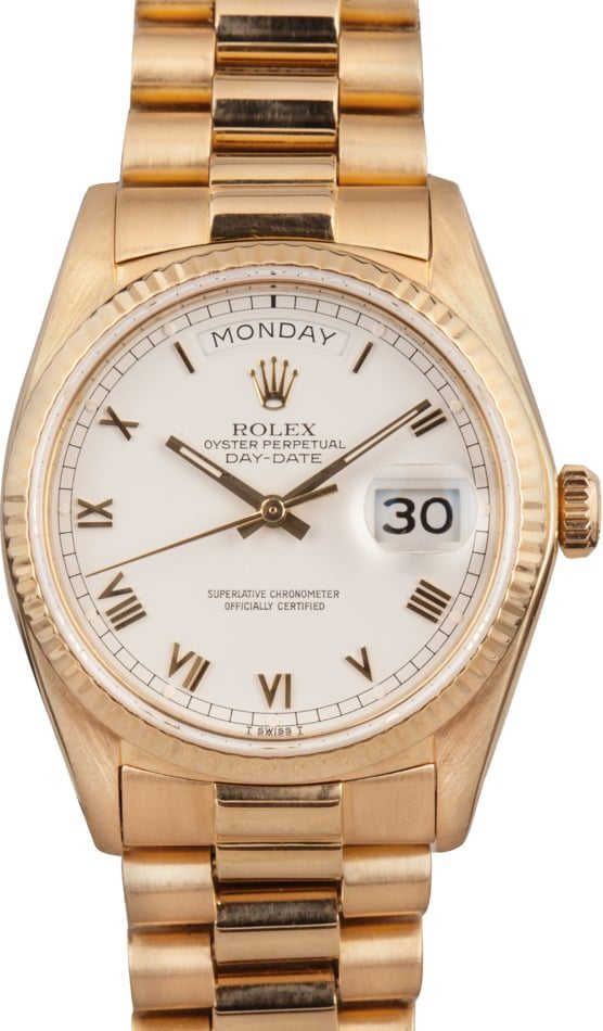 Used Men's Rolex President Gold Day-Date Model 18038