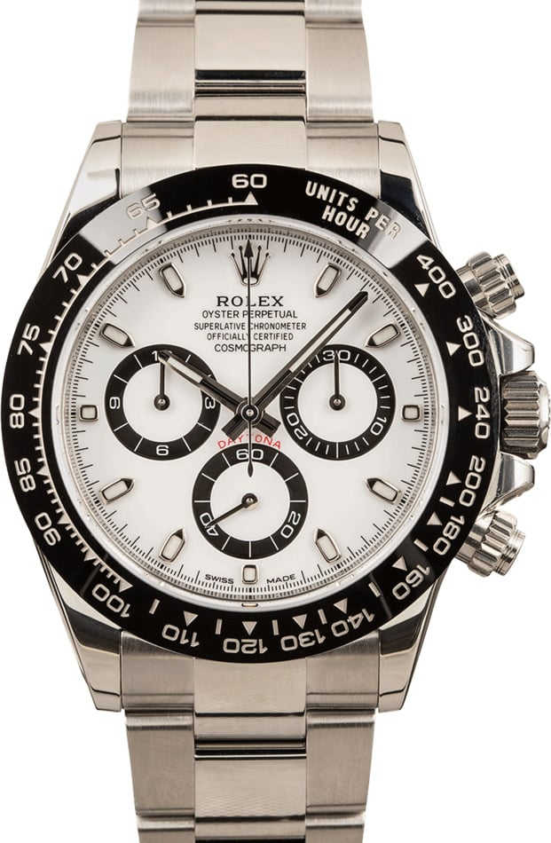Rolex Daytona 116500 White Dial with Ceramic Bezel