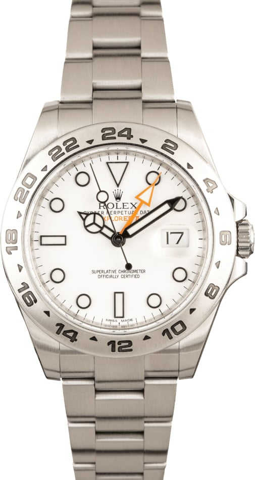 Rolex Explorer II 216570WSO White Dial