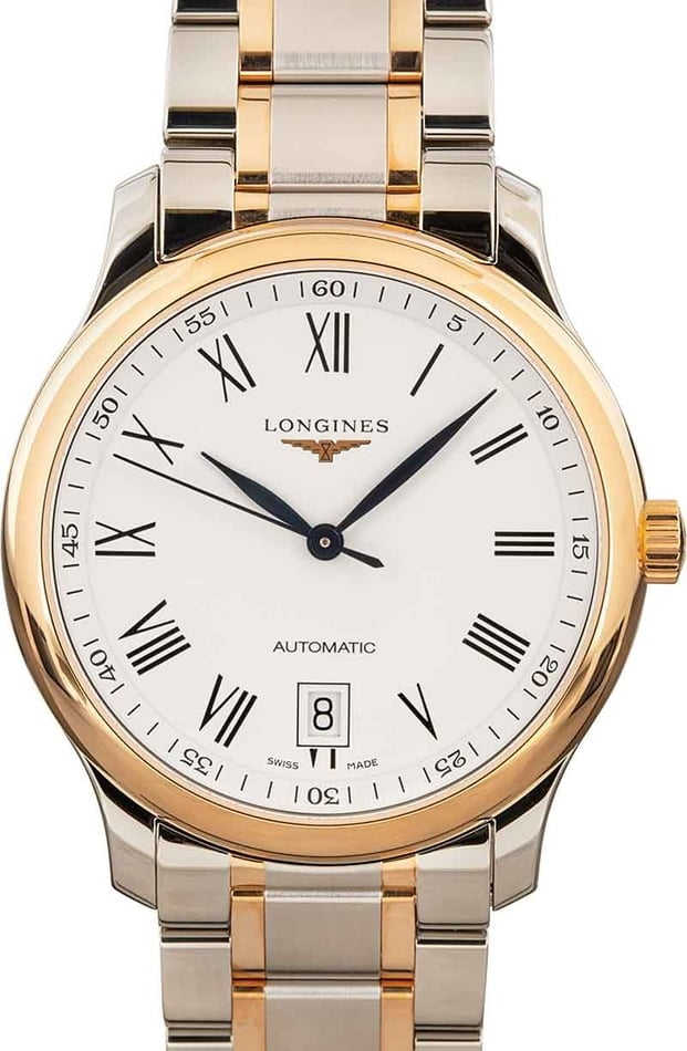 Longines Master Stainless Steel & 18k Rose Gold