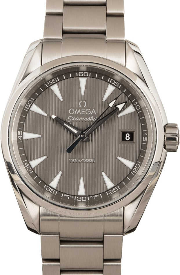 Omega Seamaster Aqua Terra 150M Quartz Teak Grey
