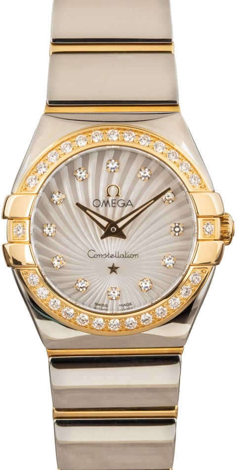 Lady Omega Constellation Mother of Pearl Dial