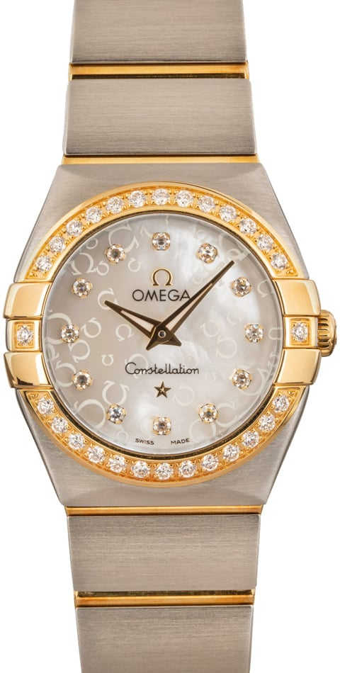 Womens Omega Constellation Diamond Dial