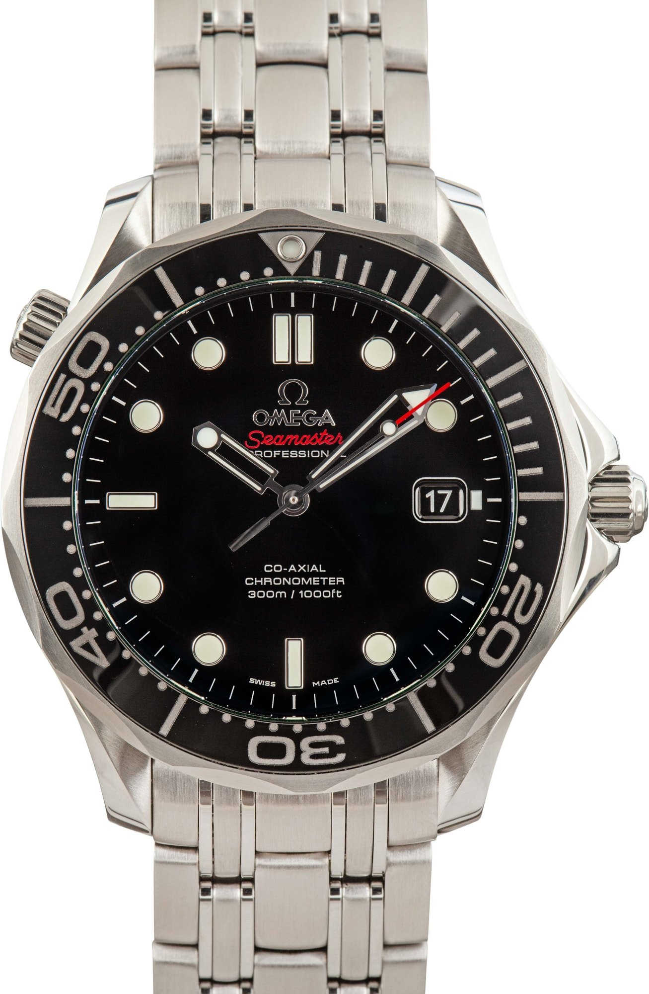Pre-owned Omega Seamaster Diver 300M 41MM Stainless Steel