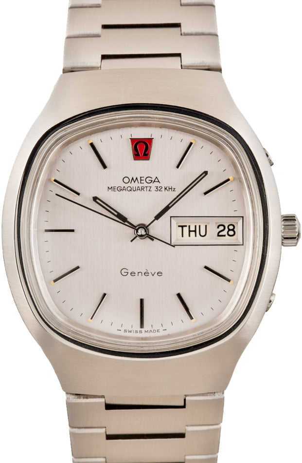 Omega Megaquartz 32 KHz Stainless Steel