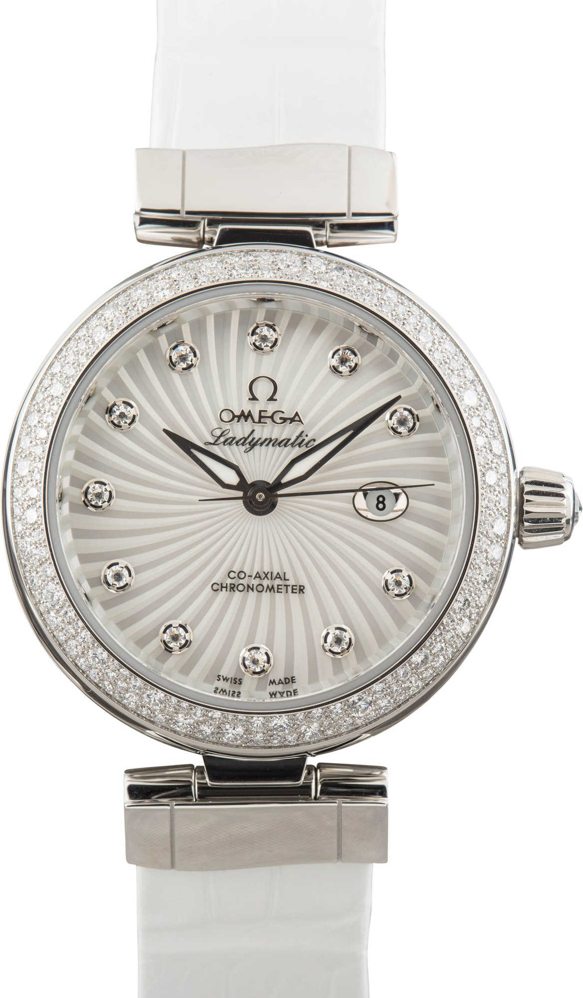 Omega De Ville Ladymatic Supernova Diamond Dial
