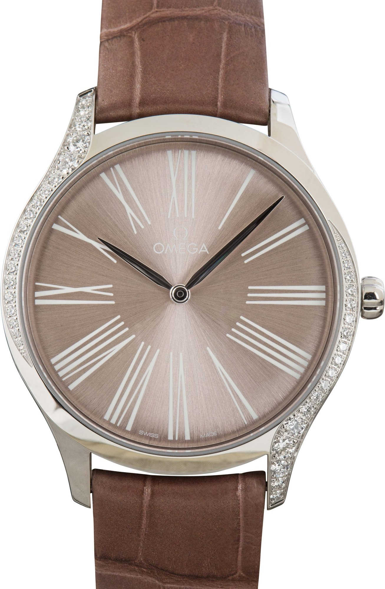 Omega De Ville Tresor Grey Roman Dial