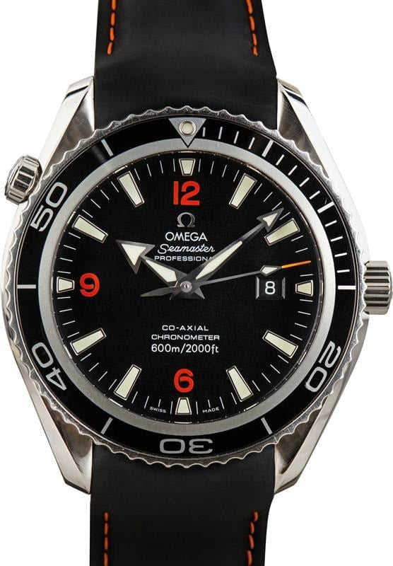 Pre-owned Omega Seamaster Planet Ocean 45.5MM Stainless Steel