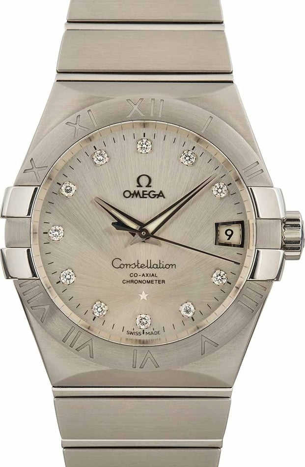 Omega Constellation Silver & Diamond Dial