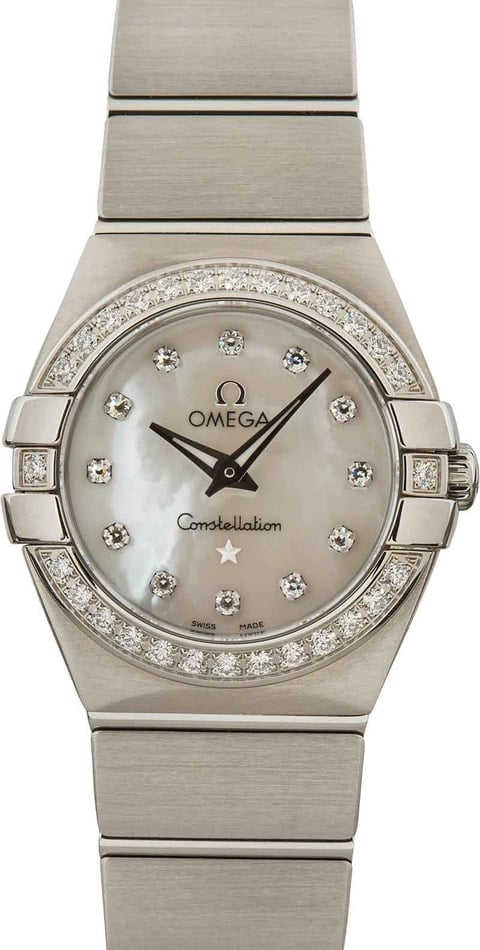 Omega Constellation Diamond Bezel & Dial