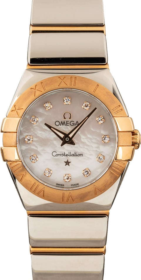 Omega constellation 18ct gold watch hotsell