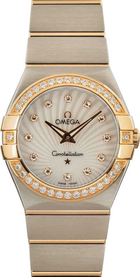 Omega Constellation 18k Red Gold & Stainless Steel