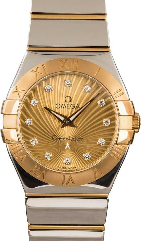 Omega Constellation Champagne Supernova Dial