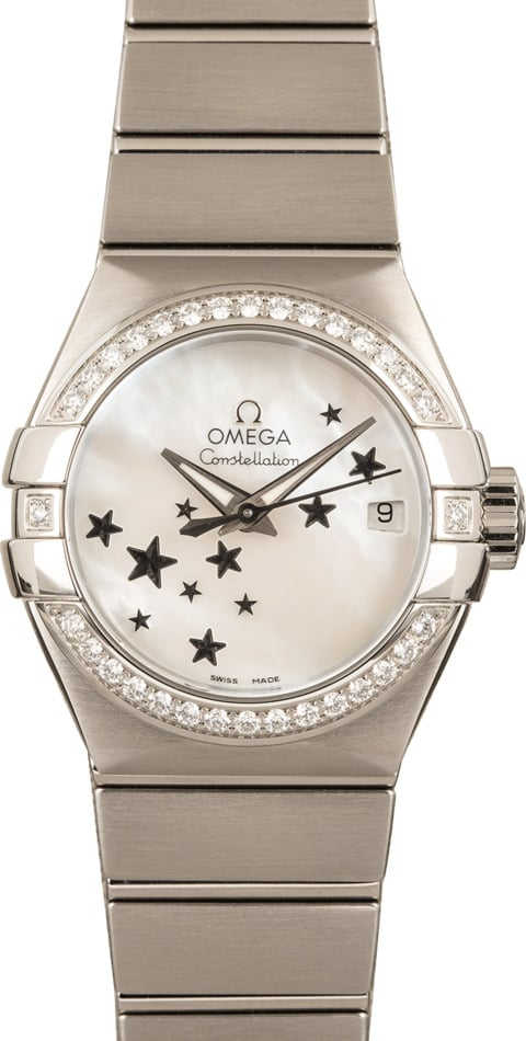 Omega Constellation White Mother of Pearl Dial