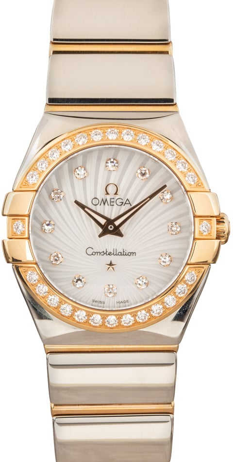 Omega Constellation White Supernova Diamond Dial