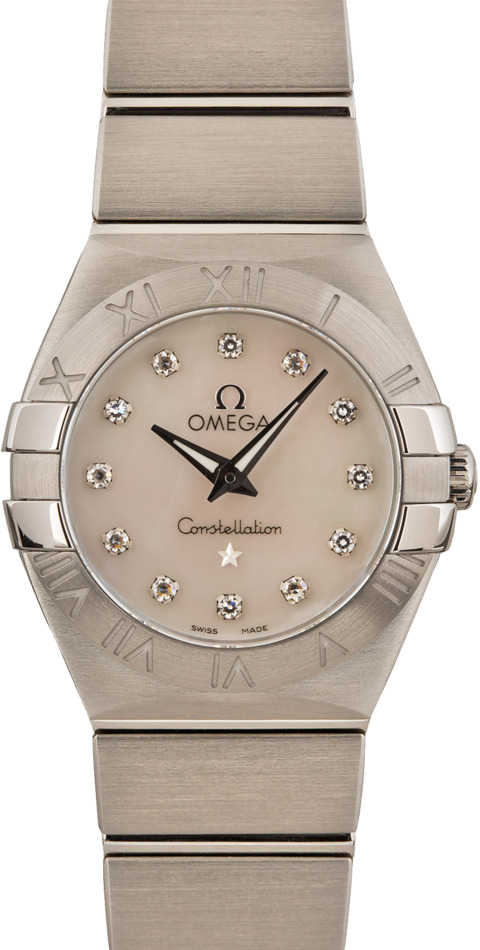 Omega Constellation Steel Roman Bezel