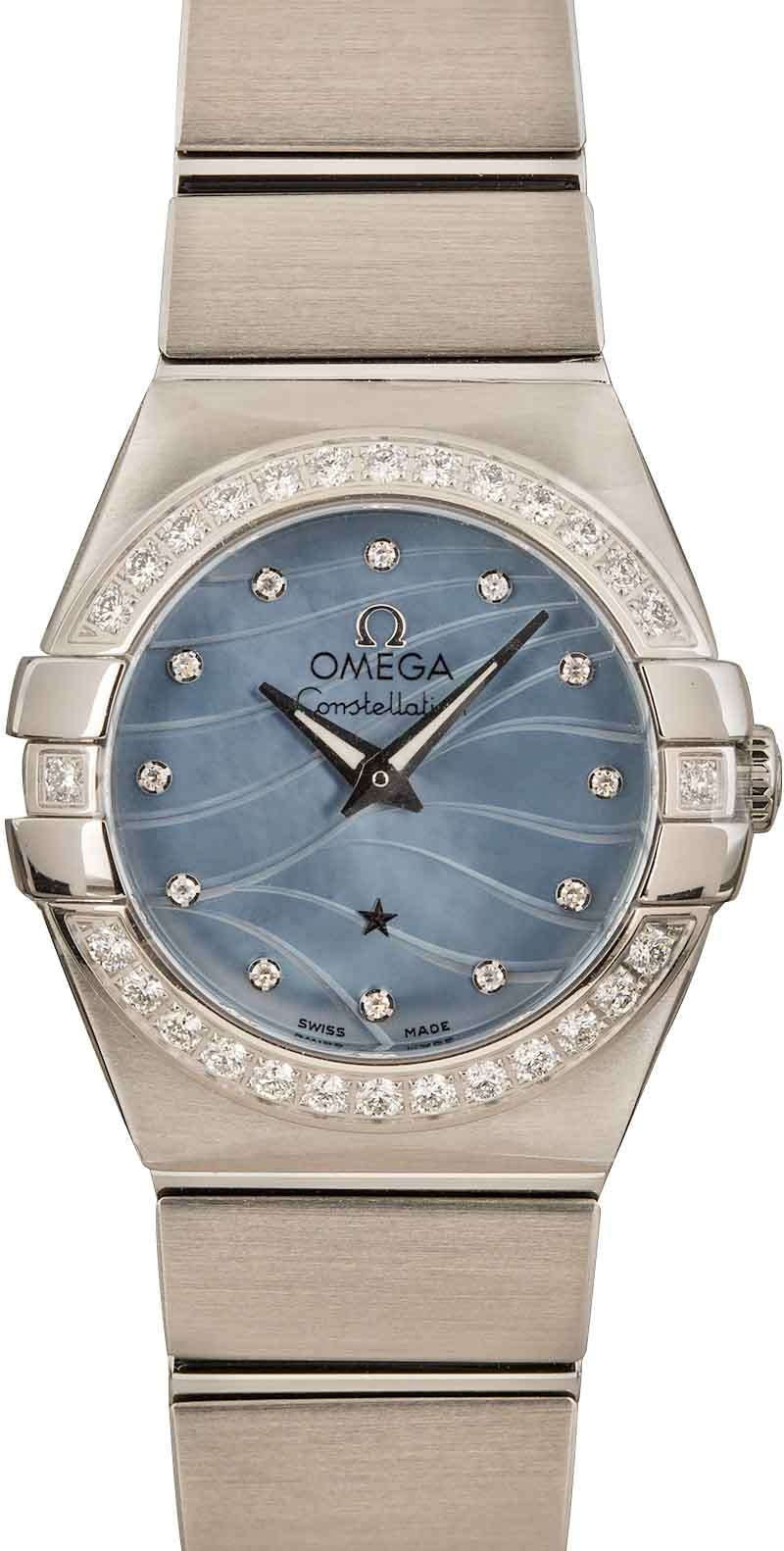 Omega constellation mother of pearl best sale