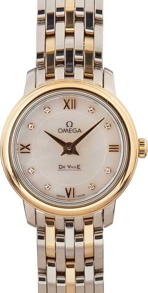 Ladies Omega De Ville Prestige Roman & Diamond Dial