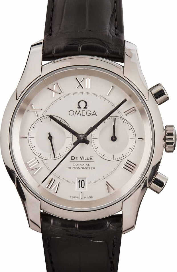Omega De Ville Hour Vision Silver Roman Dial