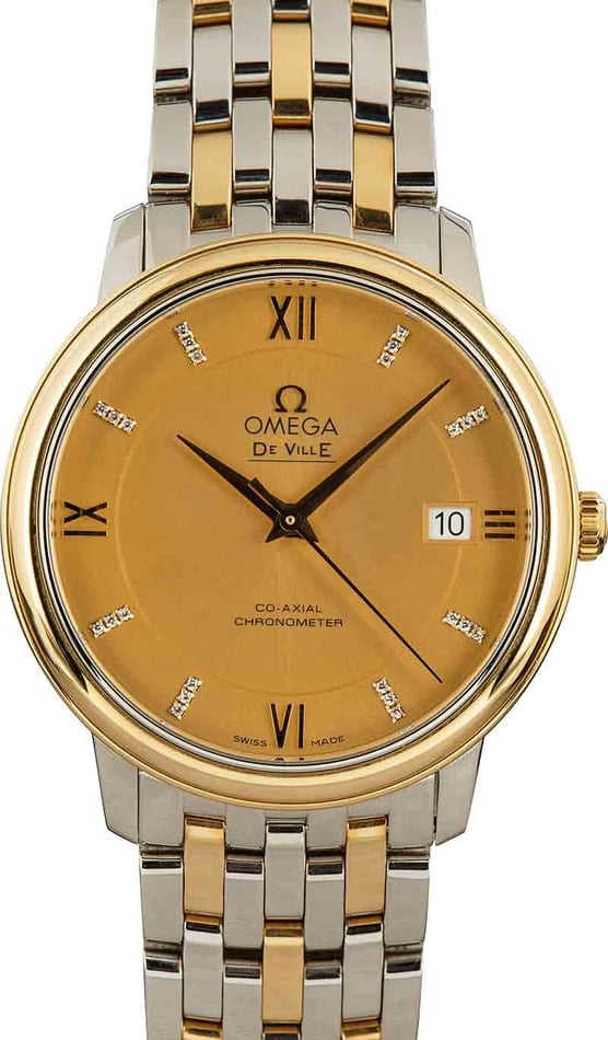 Omega De Ville Prestige Diamond Index Dial