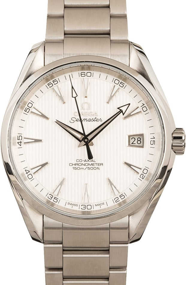 Used Omega Seamaster Aqua Terra Silver