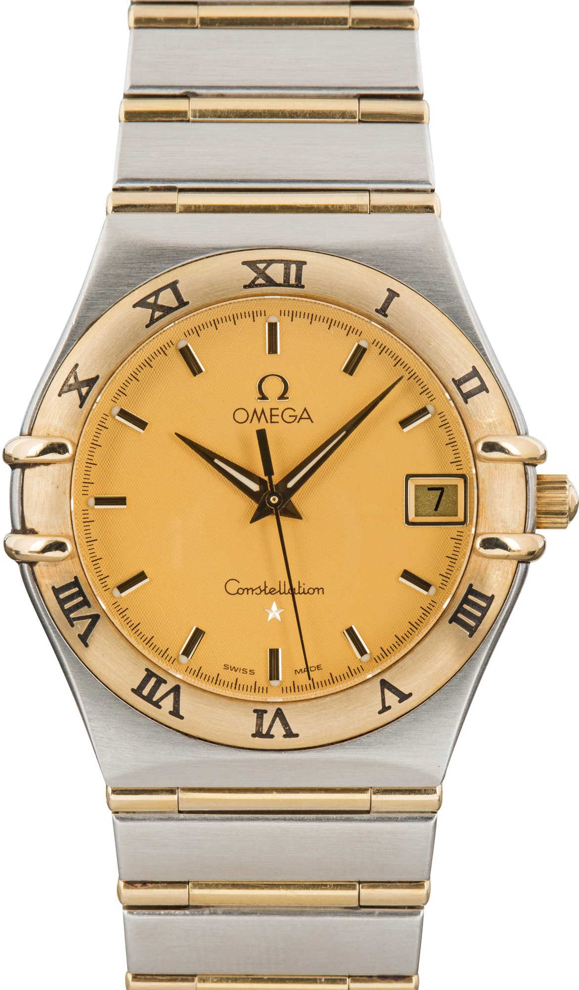 Pre-owned Omega Constellation Champagne Dial