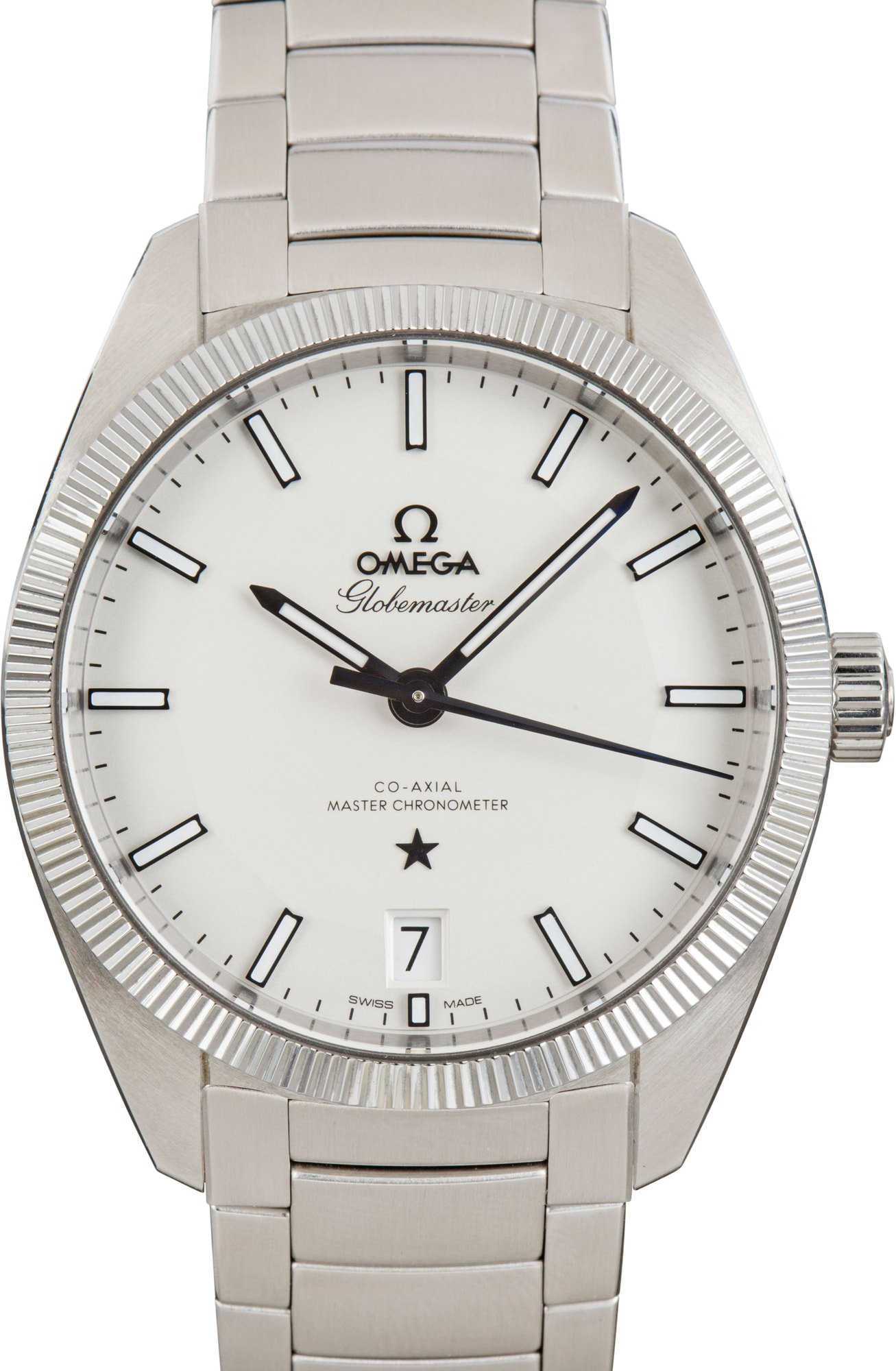 Pre-owned Omega Constellation Globemaster Silver Dial