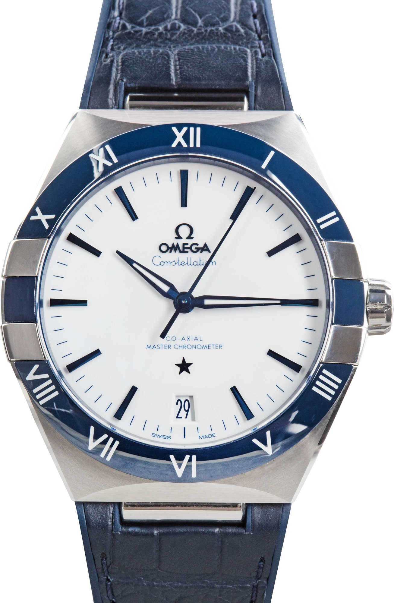 Omega Constellation Blue Ceramic Bezel