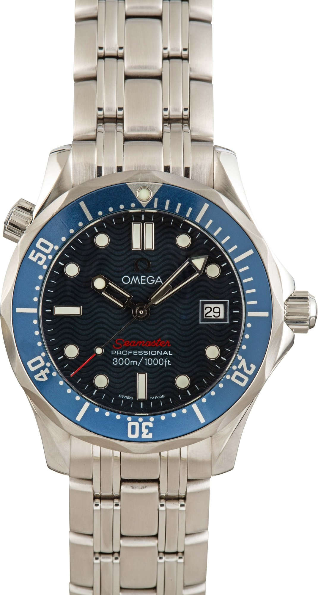 Omega Seamaster Blue Dial Quartz