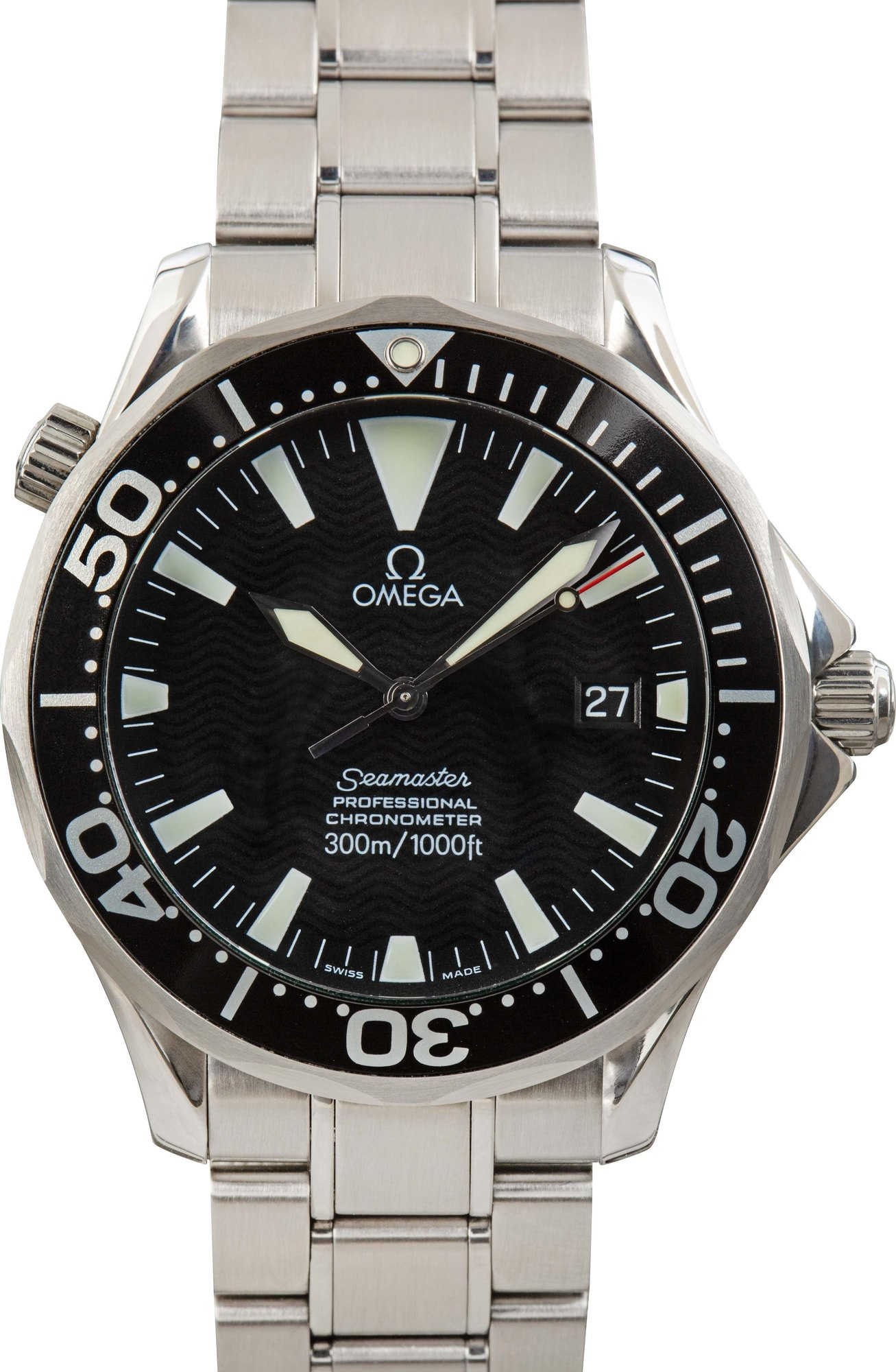 Pre-owned Omega Seamaster 41MM Black Dial