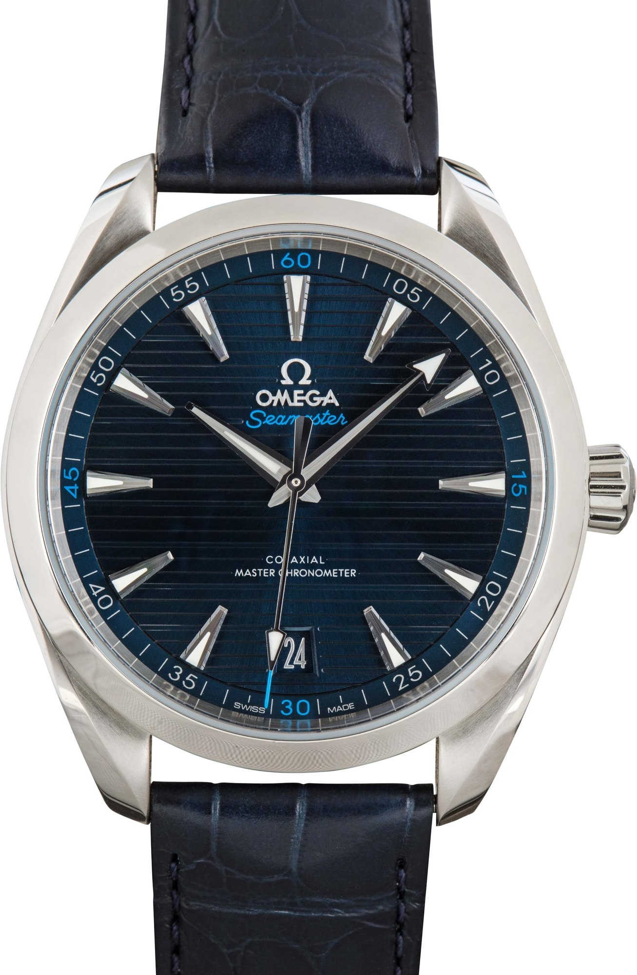 Used Omega Seamaster Aqua Terra 150M Blue Teak Dial