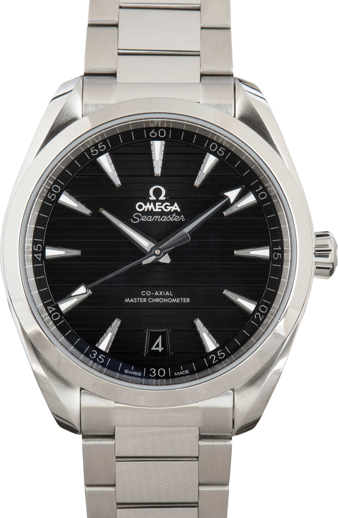 Pre-owned Omega Seamaster Aqua Terra 150M Black