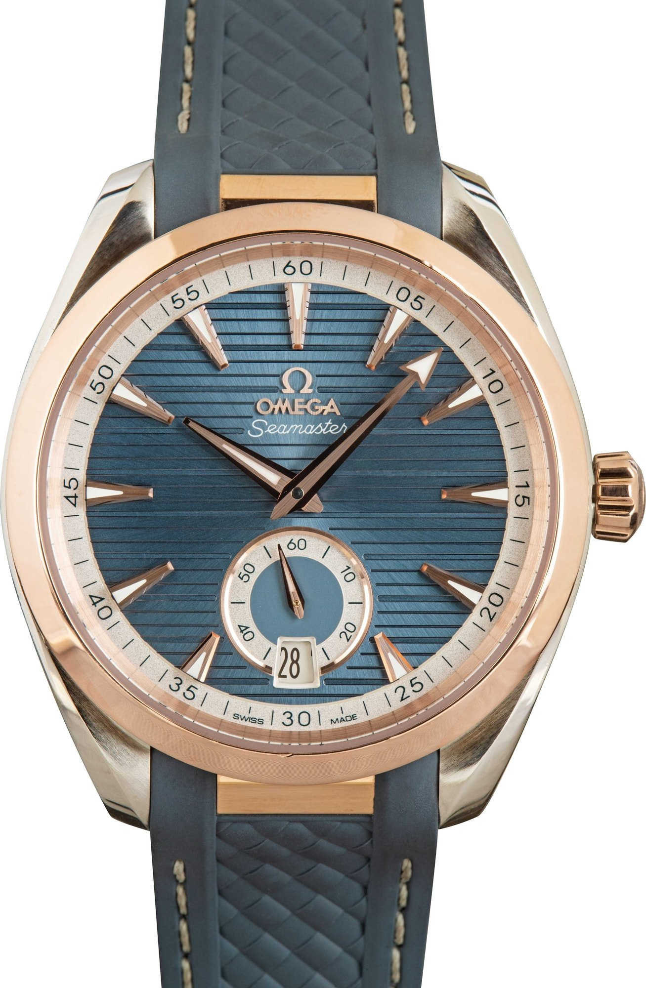 Pre-Owned Omega Seamaster Aqua Terra Sedna Gold & Steel