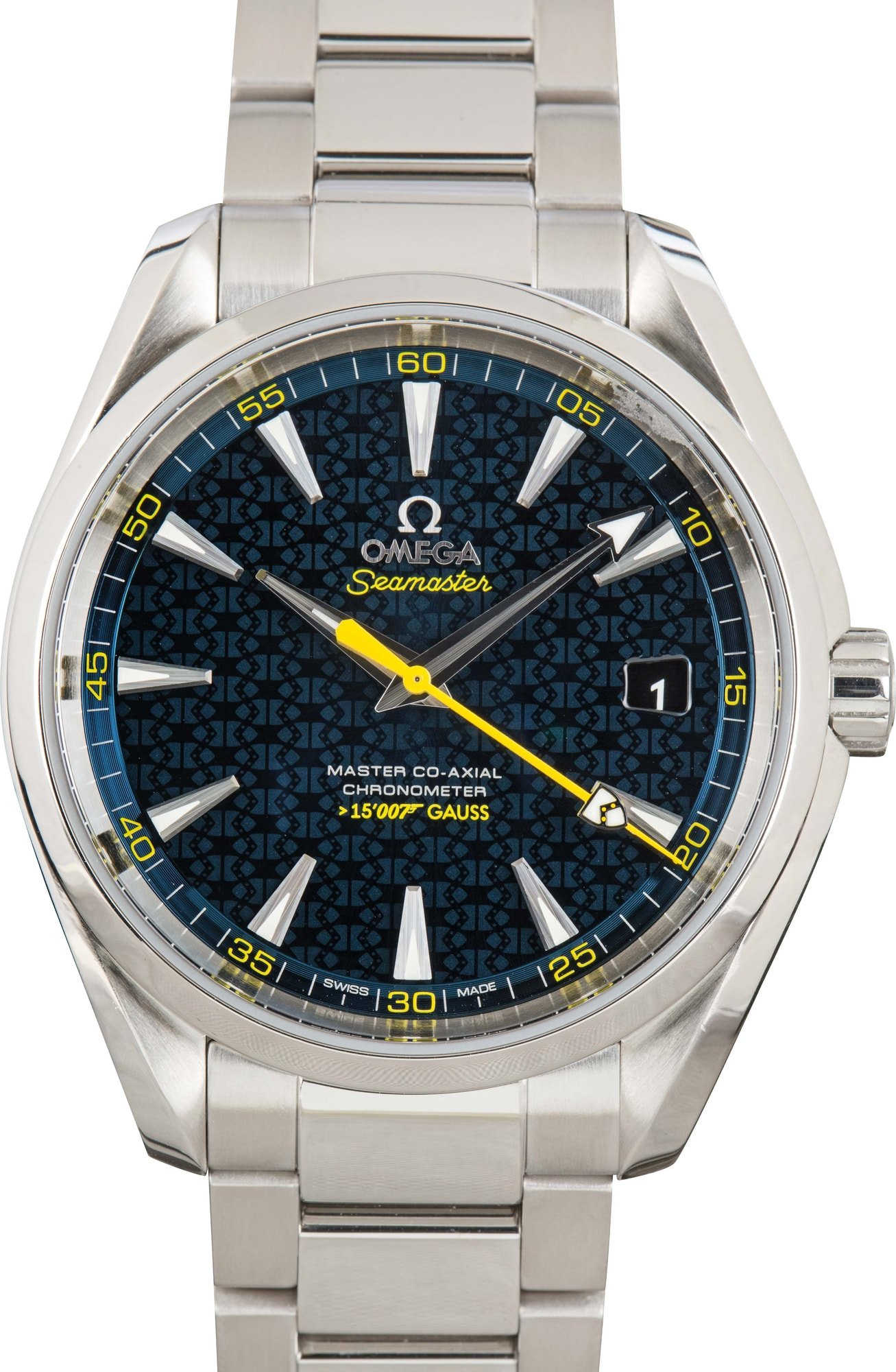Pre-owned Omega Seamaster James Bond Limited Edition Aqua Terra