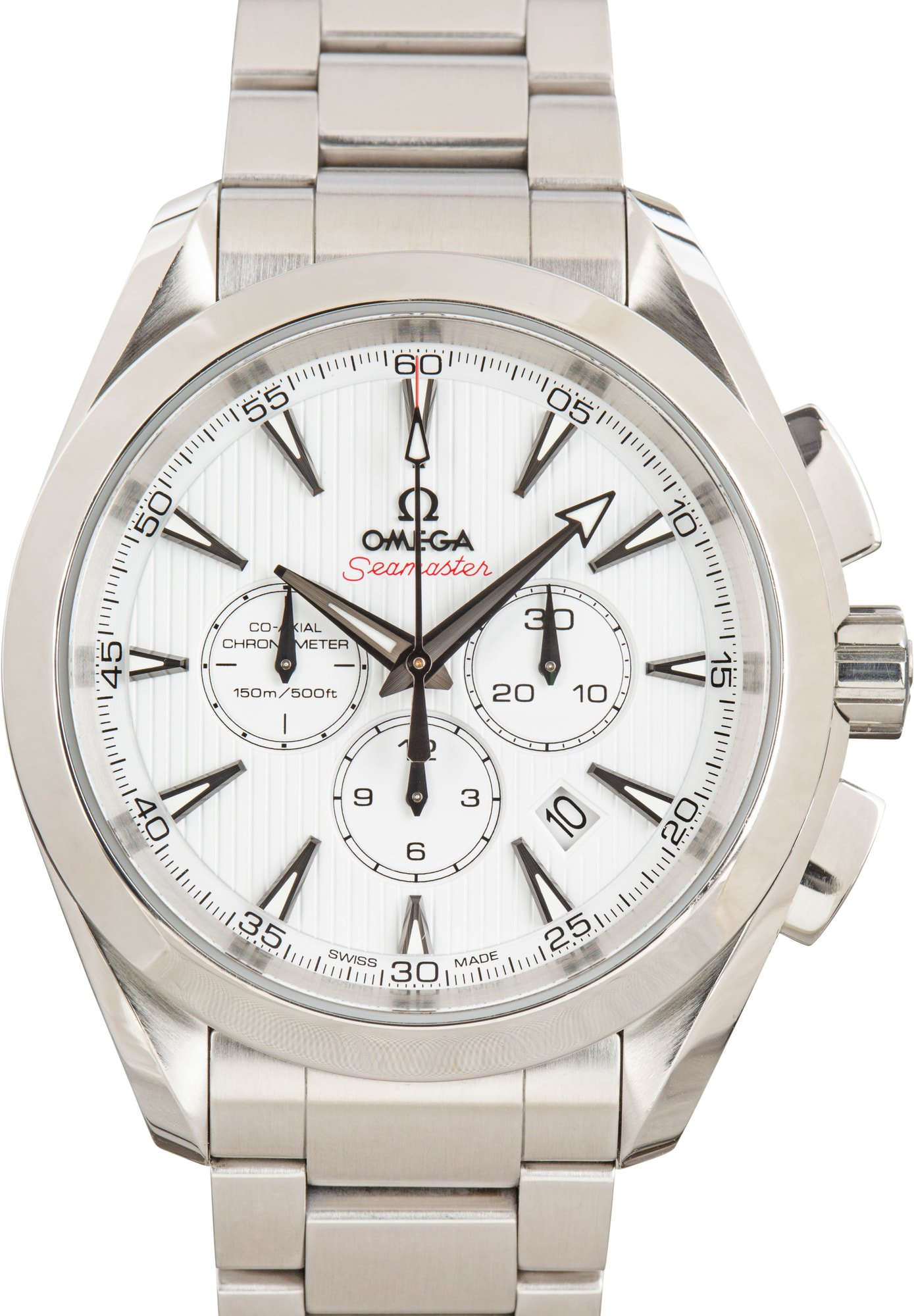 Omega Seamaster Aqua Terra 150M White Chronograph Dial